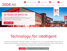 Tablet Screenshot of deos-ag.com
